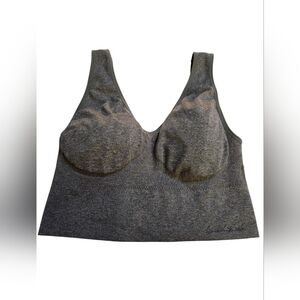 Gloria Vanderbilt Seamless Gray Women's Sports Bra. 1X